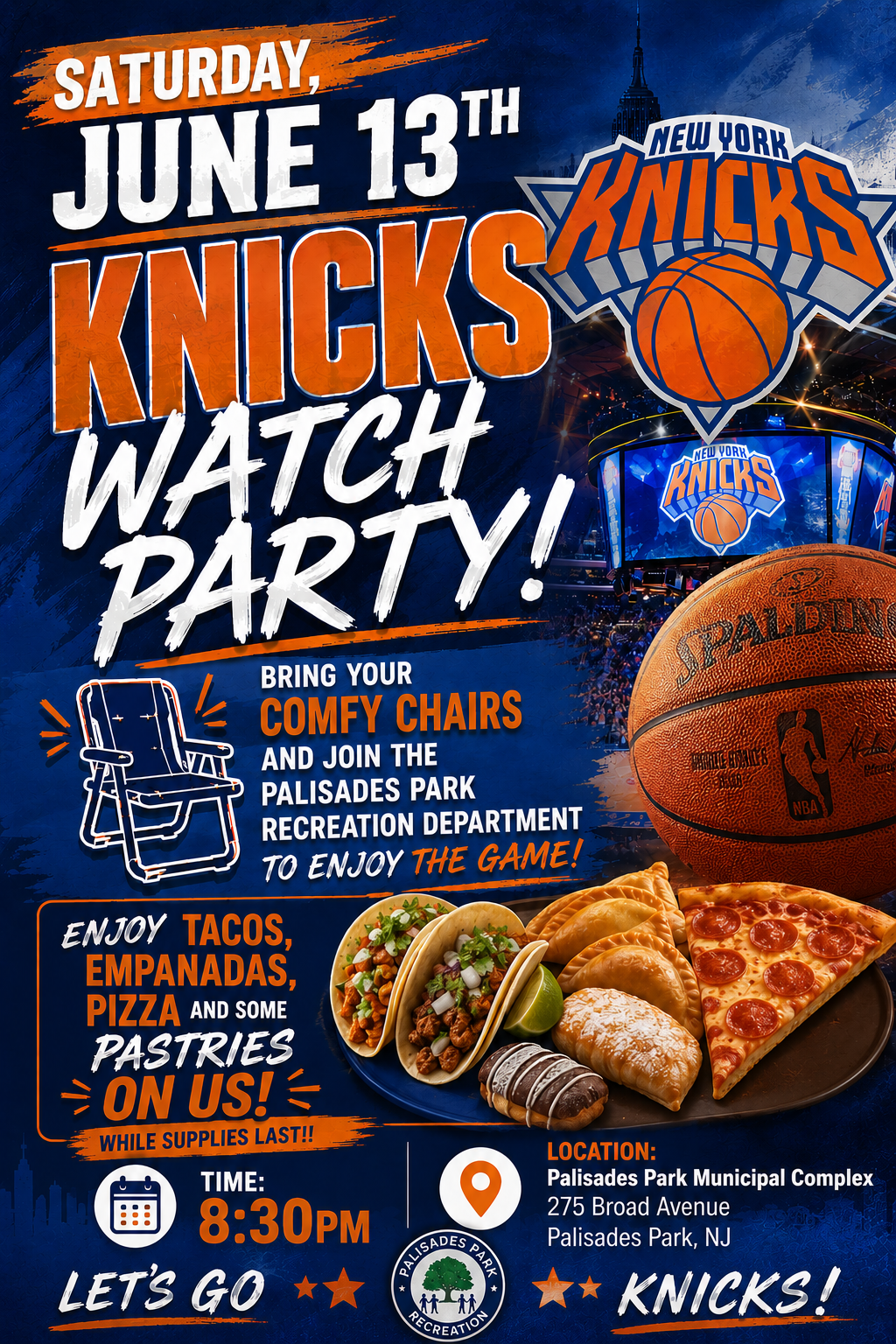 Knicks Watch Party Flyer
