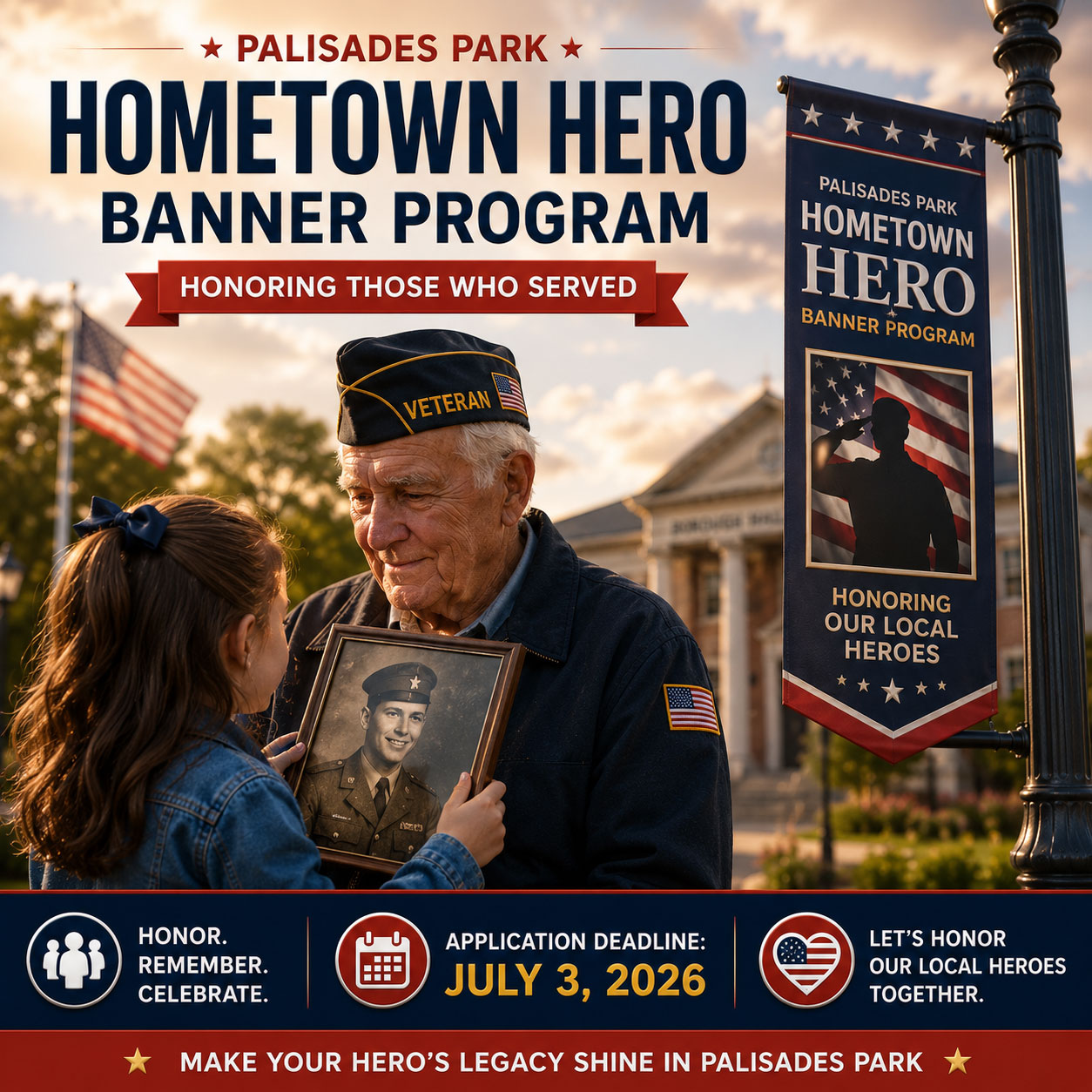 Palisades Park Hometown Hero Banner Program