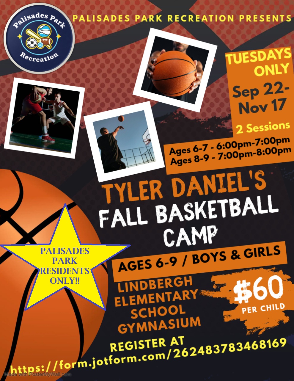 Fall Basketball Camp Flyer