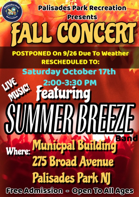 Fall Concert Flyer - Rescheduled